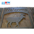 Custom alucobond signage for aluminum logo sign and aluminum directional signs